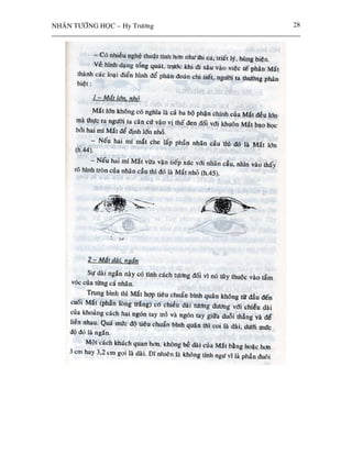 NHAÂN TÖÔÙNG HOÏC – Hy Tröông   28
 