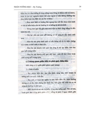 NHAÂN TÖÔÙNG HOÏC – Hy Tröông   39
 