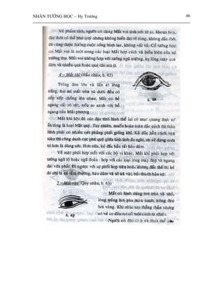 NHAÂN TÖÔÙNG HOÏC – Hy Tröông   46
 