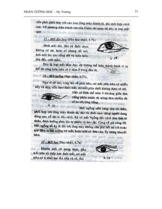 NHAÂN TÖÔÙNG HOÏC – Hy Tröông   51
 