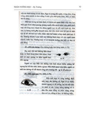 NHAÂN TÖÔÙNG HOÏC – Hy Tröông   52
 