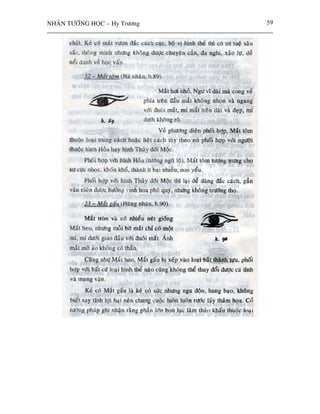 NHAÂN TÖÔÙNG HOÏC – Hy Tröông   59
 