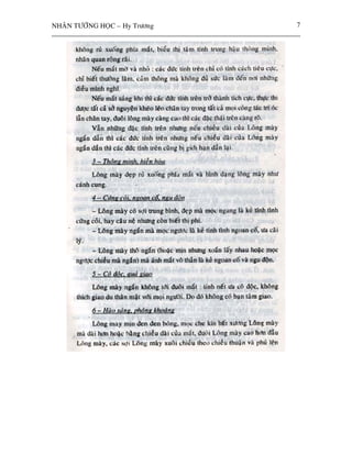 NHAÂN TÖÔÙNG HOÏC – Hy Tröông   7
 