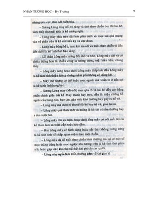 NHAÂN TÖÔÙNG HOÏC – Hy Tröông   9
 