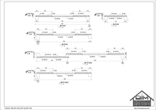 02.MB Tầng 2
+3.000
2
200 3247 200
3647
50100
200 9O0 900 200
01 24Ø10 01 Ø10a15003 4Ø6 03 4Ø6
21 Ø8a18048 Ø8a180
02.MB Tầng 2
+3.000
50100200
200 1125 200
02 Ø10a150
31 Ø8a180 56 Ø8a180
06 4Ø6
02.MB Tầng 2
+3.000
C
100100 3300 200
50100300
61 Ø10a150 03 4Ø6 60 4Ø6 61 Ø10a150
43 Ø8a180 21 Ø8a180
200 900 200900
03.MB Tầng 3
+5.700
A' B
02 Ø10a150 71 4Ø6
88 Ø8a180 110 Ø8a180
02 Ø10a15075 4Ø6
50200100
2072 3720
900200 200900
50100300
04 6Ø6
35 Ø8a200
59 Ø10a150
20 Ø8a180
03.MB Tầng 3
+5.700
C
50100300
3600
900200 900 200
02 Ø10a150 71 4Ø6
109 Ø8a180 88 Ø8a180
02 Ø10a15075 4Ø6
TRUNG TÂM ĐỒ HỌA XÂY DỰNG TNX http://bimxaydung.com/
TL: 1 : 25
Sàn T2.mc1
1
TL: 1 : 25
Sàn T2.mc2
2
TL: 1 : 25
Sàn T2.mc3
3
TL: 1 : 25
Sàn T3, T4.mc1
4
TL: 1 : 25
Sàn T3, T4.mc2
5
 
