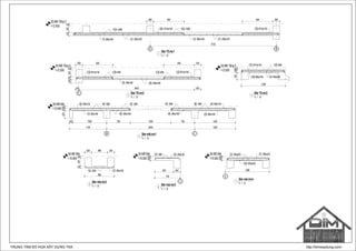05.MB Tầng 5
+12.500
A' B
68 Ø10a150
14 Ø8a180 31 Ø8a180
122 Ø10a150124 10Ø6124 10Ø6
14 Ø8a180 41 Ø8a180
3720
200 900 900 200
5020010005.MB Tầng 5
+12.500
C
100 3400 200
200 900 900 200
50200100100
122 Ø10a150 125 4Ø6
30 Ø8a180 84 Ø8a180
122 Ø10a150125 4Ø6
05.MB Tầng 5
+12.500
1296
50100200
121 Ø10a150 123 4Ø6
104 Ø8a150 44 Ø8a200
06.MB Mái
+15.900
B C
100 1000 700 1200 700 1200
1100 2600 1200
5080220
16 Ø6a180
48 Ø8a150 49 Ø8a15045 3Ø6 46 4Ø645 3Ø646 4Ø6
05 Ø6a180 45 Ø6a180 25 Ø6a180
06.MB Mái
+15.900
5024060
200 468 200
868
53 Ø6a15054 2Ø6
06.MB Mái
+15.900
2
550 200
750
5080
50 Ø8a15035 3Ø6 06.MB Mái
+15.900
6
1296
51 Ø8a200
08 Ø6a200
33 Ø6a200
5080
TRUNG TÂM ĐỒ HỌA XÂY DỰNG TNX http://bimxaydung.com/
TL: 1 : 25
Sàn T5.mc1
1
TL: 1 : 25
Sàn T5.mc2
2
TL: 1 : 25
Sàn T5.mc3
3
TL: 1 : 25
Sàn mái.mc1
4
TL: 1 : 25
Sàn mái.mc2
5
TL: 1 : 25
Sàn mái.mc3
6
TL: 1 : 25
Sàn mái.mc4
7
 