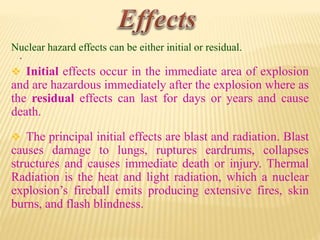 Nuclear hazard | PPTX