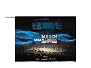 Event-Based App:NCAA March Madness LIVE
 