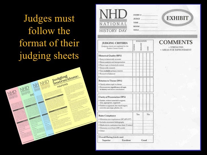 Essay criteria judging