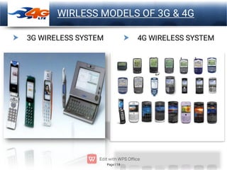 Page 18
LOGO
 3G WIRELESS SYSTEM  4G WIRELESS SYSTEM
WIRLESS MODELS OF 3G & 4G
 