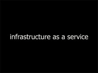 infrastructure as a service
 