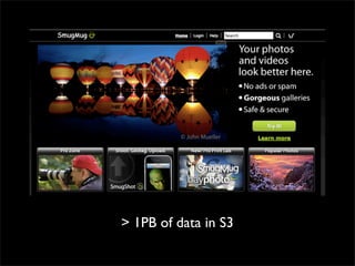 > 1PB of data in S3
 