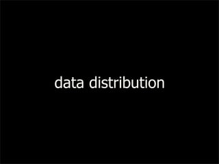 data distribution
 