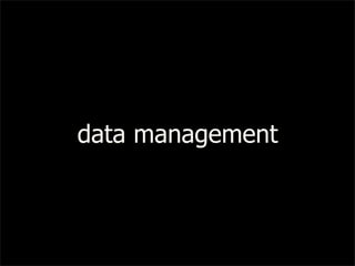 data management
 