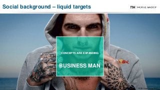 CONCEPTS ARE EXPANDING
BUSINESS MAN
© NH Hotel Group 2017
Social background – liquid targets
 