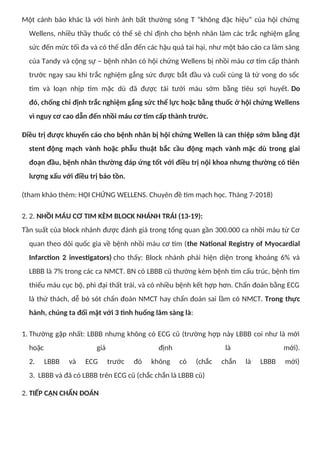NHỒI MÁU CƠ TIM TƯƠNG ĐƯƠNG ST CHÊNH LÊN.docx