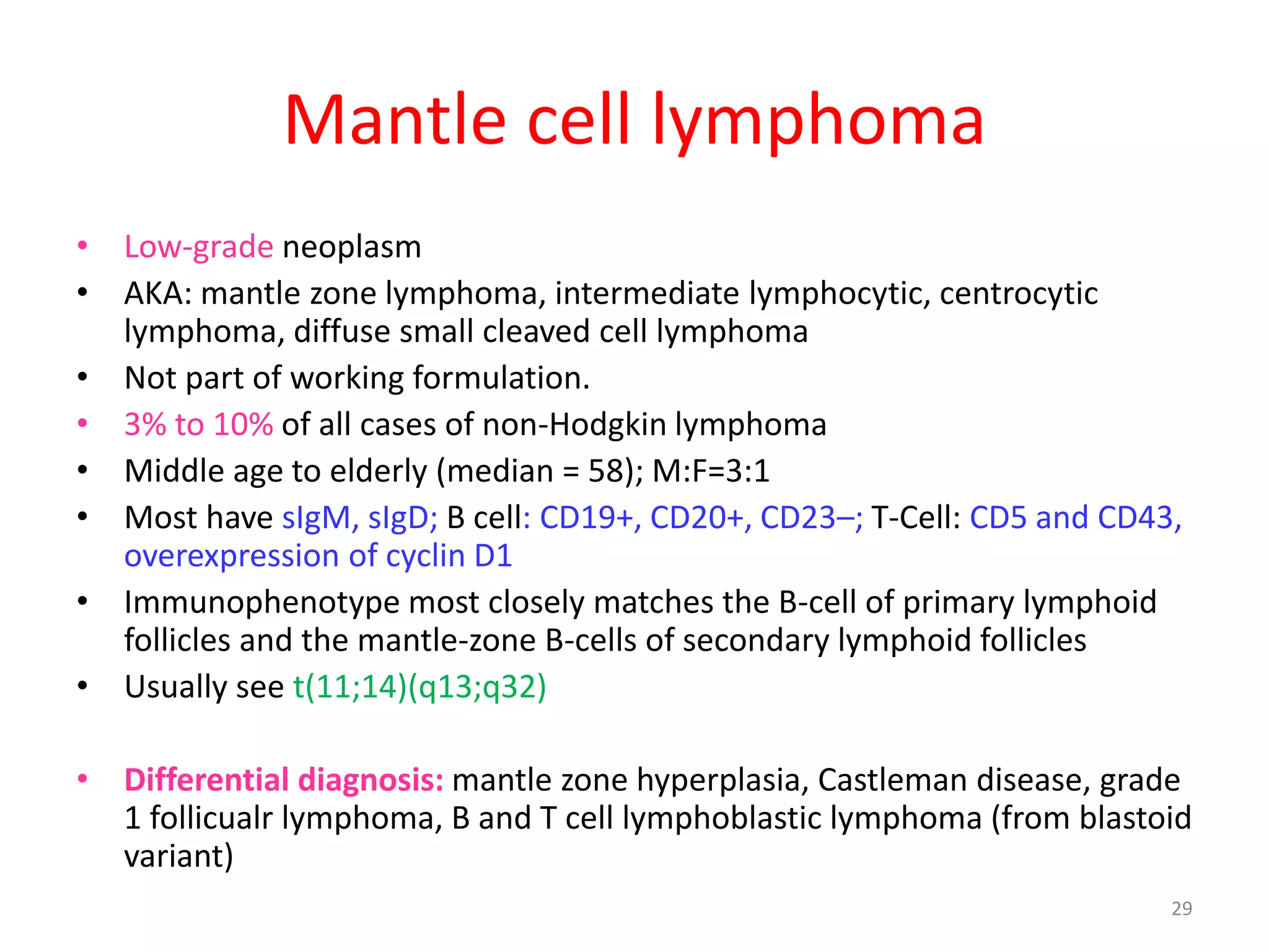 Non hodgkin lymphoma | PPTX