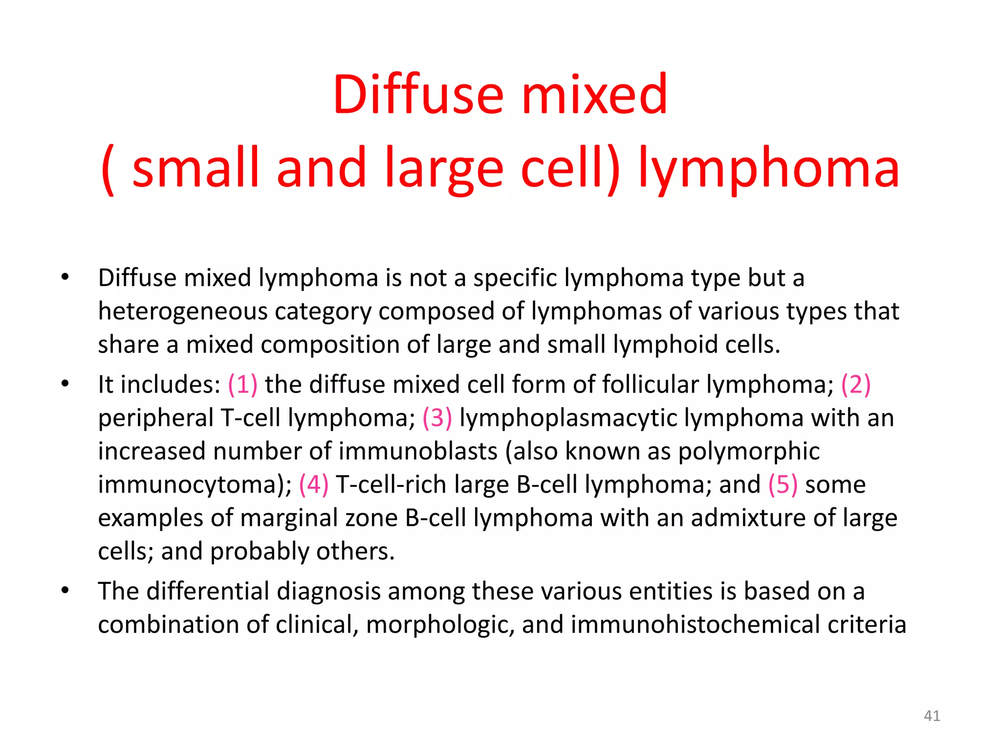 Non hodgkin lymphoma | PPTX