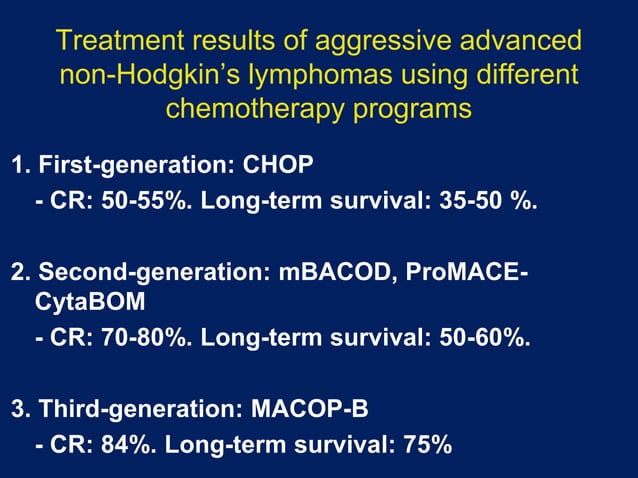 Non Hodgkin Lymphoma treatment update (1).pptx | Blood Disorders ...