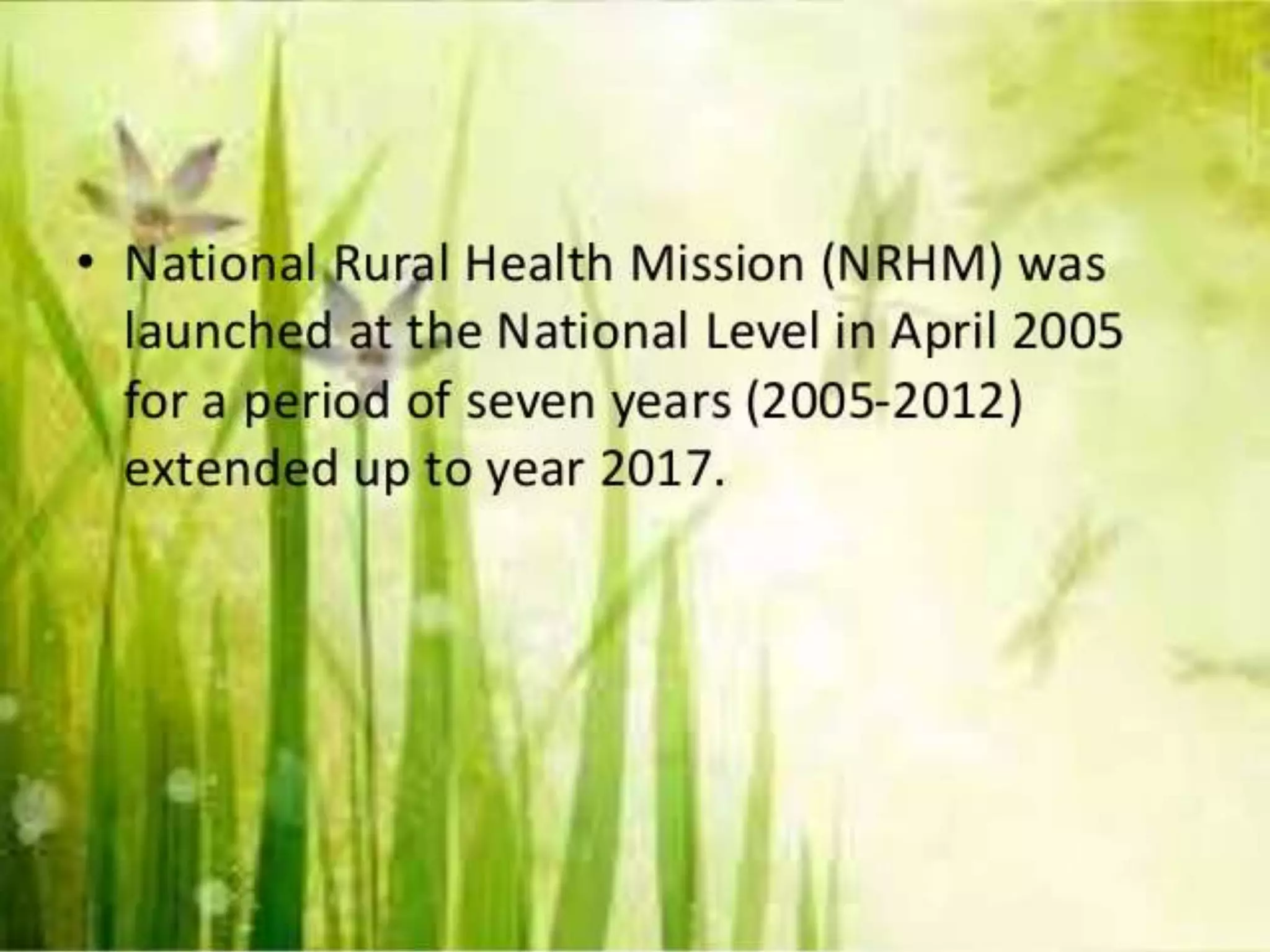 NHM - NRHM & NUHM