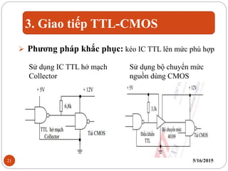 Giao tiếp TTL-CMOS | PPTX