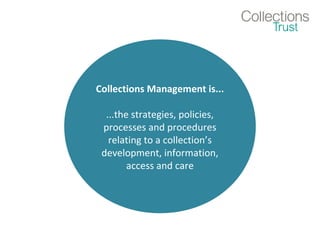 Progress In Collection Developing Collections Management Skills | PPT