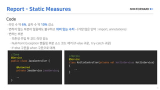 //Java
@Service
public class JavaController {
@Autowired
private JavaService javaService;
..
}
//Kotlin
@Service
class KotlinController(private val kotlinService:	KotlinService)	
{
..	
}
 