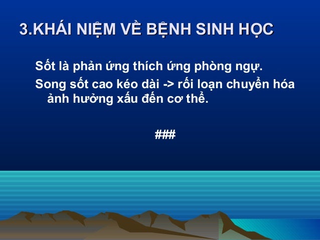 Những khái niệm cơ bản trong sinh lý bệnh slideshare