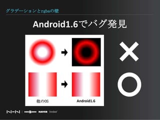 グラデーションとrgbaの壁Android1.6でバグ発見他のOSAndroid1.6