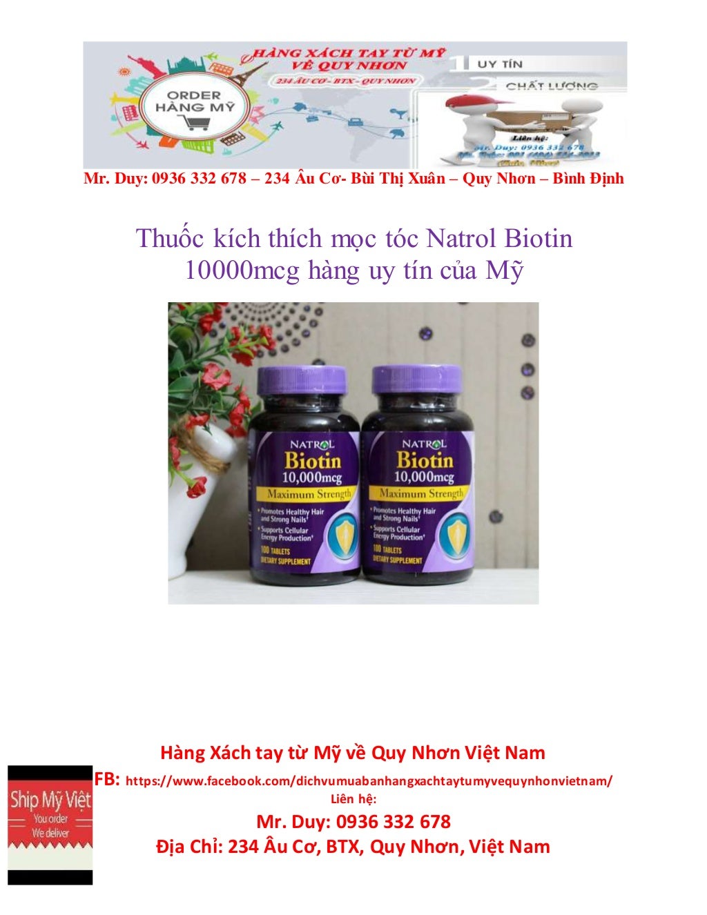Nhận order hàng mỹ xách tay ở quy nhơn chuyên nghiệp