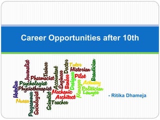 Career Opportunities after 10th
- Ritika Dhameja
 