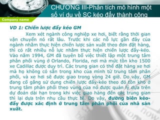 Hệ thống kéo đẩy trong logistics  bản chất và sự khác biệt