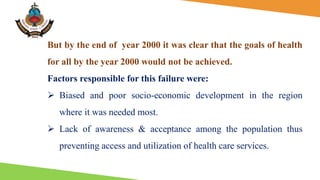National Health Policy 2017 and its historic perspective | PPTX