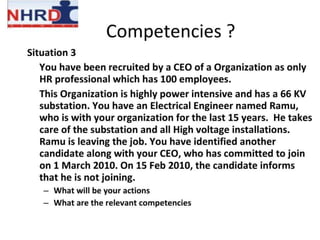 WHAT DO WE NEED TO CONSIDER WHILE CREATING A COMPETENCY MODEL?