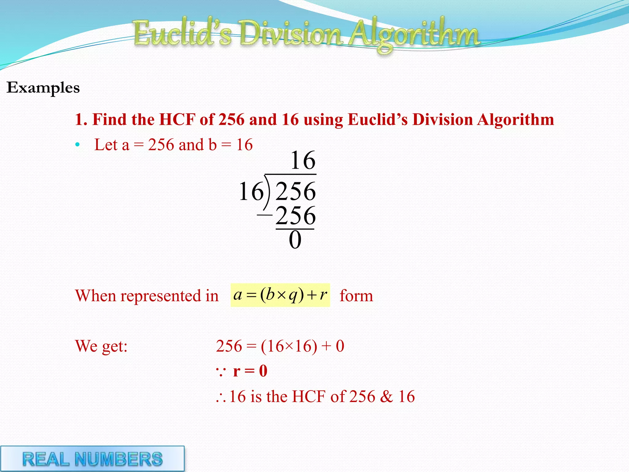 introduction to division algorithm | PPTX