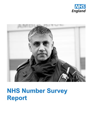 NHS Number Survey Report  