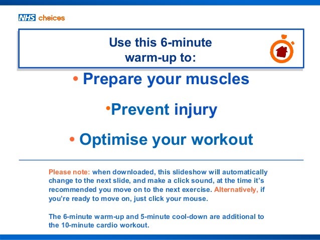 Nhs Choices Home Workout 6 Minute Warm Up Exercises Nhs Choices Home Workout 6 Minute Warm Up Exercises