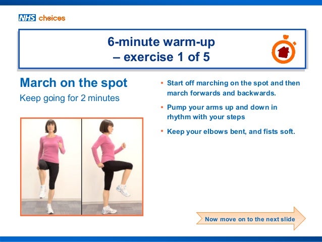 Nhs Choices Home Workout 6 Minute Warm Up Exercises Nhs Choices Home Workout 6 Minute Warm Up Exercises