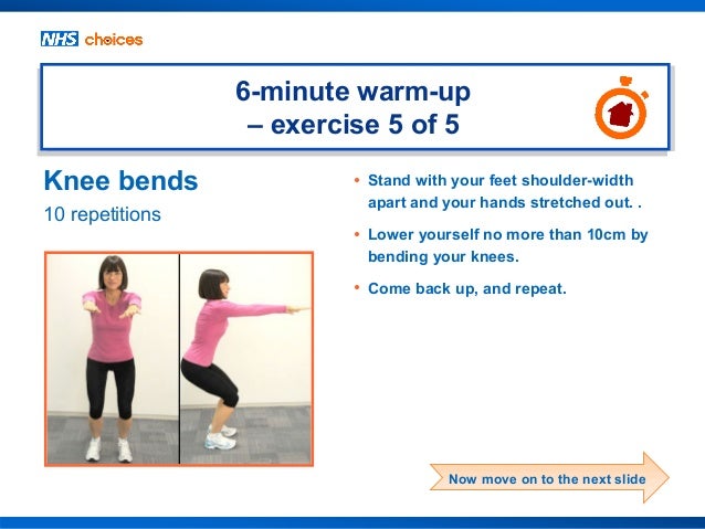 Nhs Choices Home Workout 6 Minute Warm Up Exercises Nhs Choices Home Workout 6 Minute Warm Up Exercises