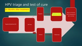 Nhscsp NHSCSP cervical screening program and treatment of CIN and CGIN | PPTX