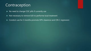 Nhscsp NHSCSP cervical screening program and treatment of CIN and CGIN | PPTX