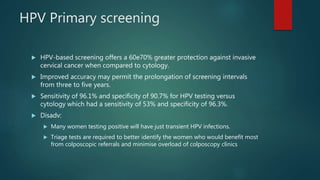 Nhscsp NHSCSP cervical screening program and treatment of CIN and CGIN | PPTX