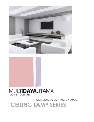 CEILING LAMP SERIES
COMMERCIAL LIGHTING CATALOG
LIGHTS YOUR LIFE
 
