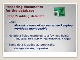 The Cost# of records (2,500 records or 10 GB)ASP hosting solutionTechnical supportTrainingThe Spider!First year grand total?$44,000 – first year grand total