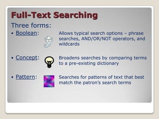 System administration decisionsFrom Agency Website to Digital LibraryAgency WebsitePTFS ServerSpider pullsnew documents“scheduler” program adds documentsto databaseArchivalware(Staff Only)NH Digital Database(Public)staff prepare docsfor public accessLink added to NHSL catalogNHSL Catalog
