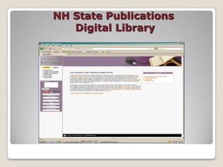 NH State Publications Digital Library