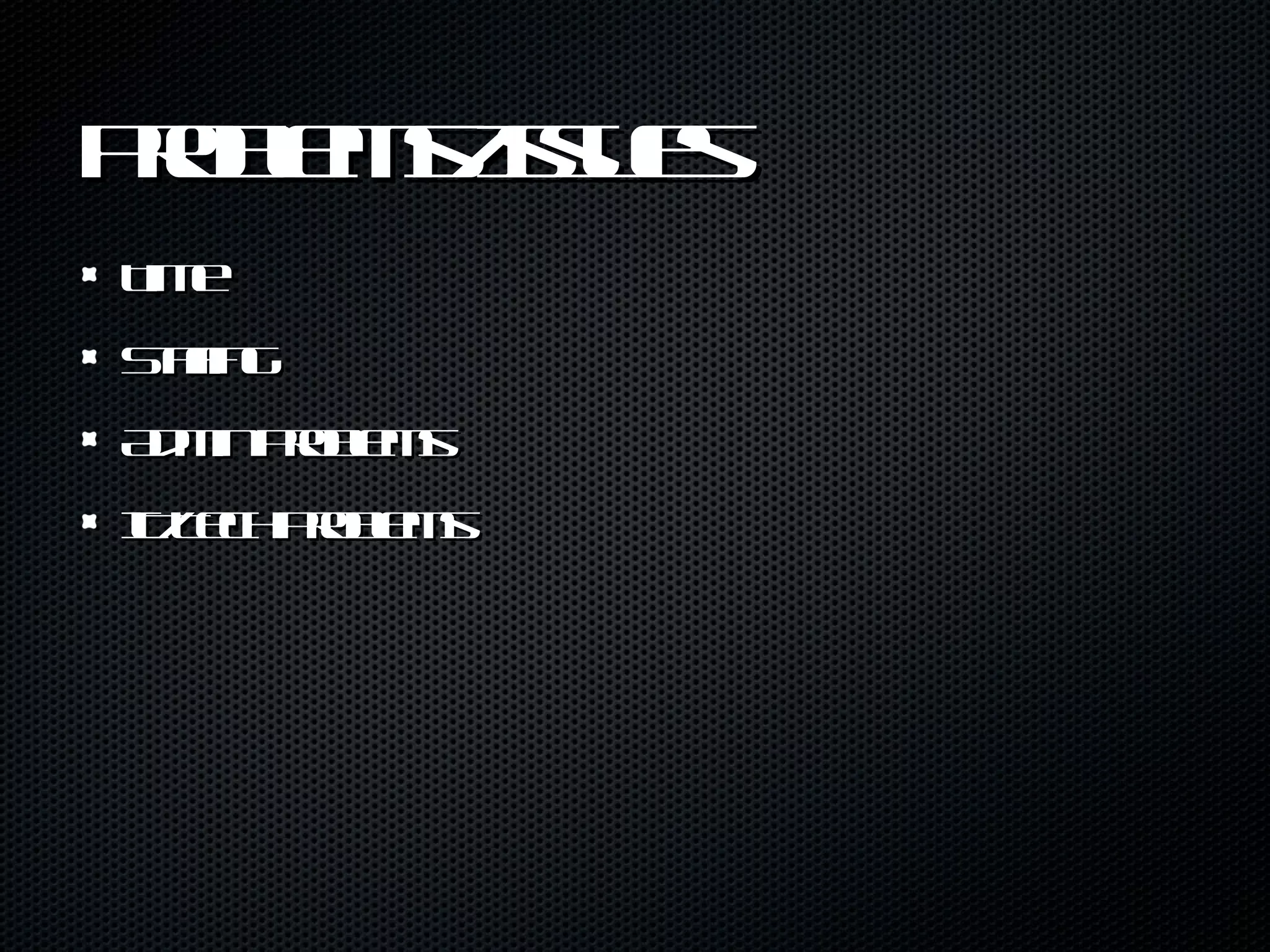 Problems/Issues Time Staffing Admin Problems IT/Tech Problems 