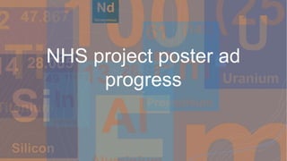 NHS project poster ad
progress
 