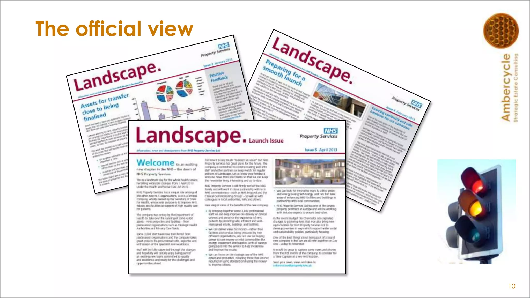 The official view
10
 