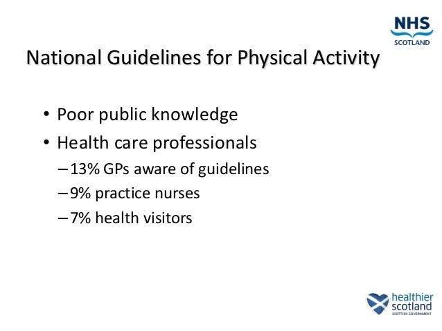 nhs nominal roll scotland promoting scotland Nhs activity presentation physical